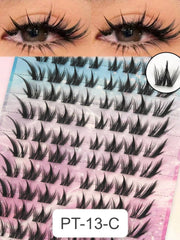Shein Women's Natural Dramatic C Curl Individual Cluster False Eyelash Set Code : PT-13-C