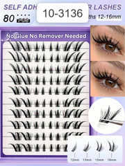 Shein Women's Self-Adhesive Fox Eye Style Cluster Lash Set Code : 10-3136
