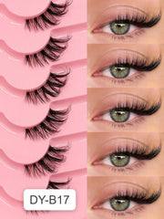 Shein Women's 7 Pairs Faux Mink False Eyelash Set Code : DY-B17