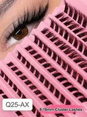 Shein Women's 120P Spiky Cat Eye Individual Cluster False Eyelashes Set Code : Q25-AX