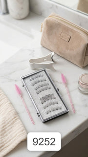 Shein DIY Eyelash Extensions Kit - 120 Clusters C Curl Individual Lashes with Applicator and Brushes Code : 9525