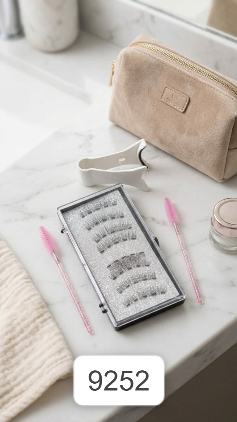 Shein DIY Eyelash Extensions Kit - 120 Clusters C Curl Individual Lashes with Applicator and Brushes Code : 9525