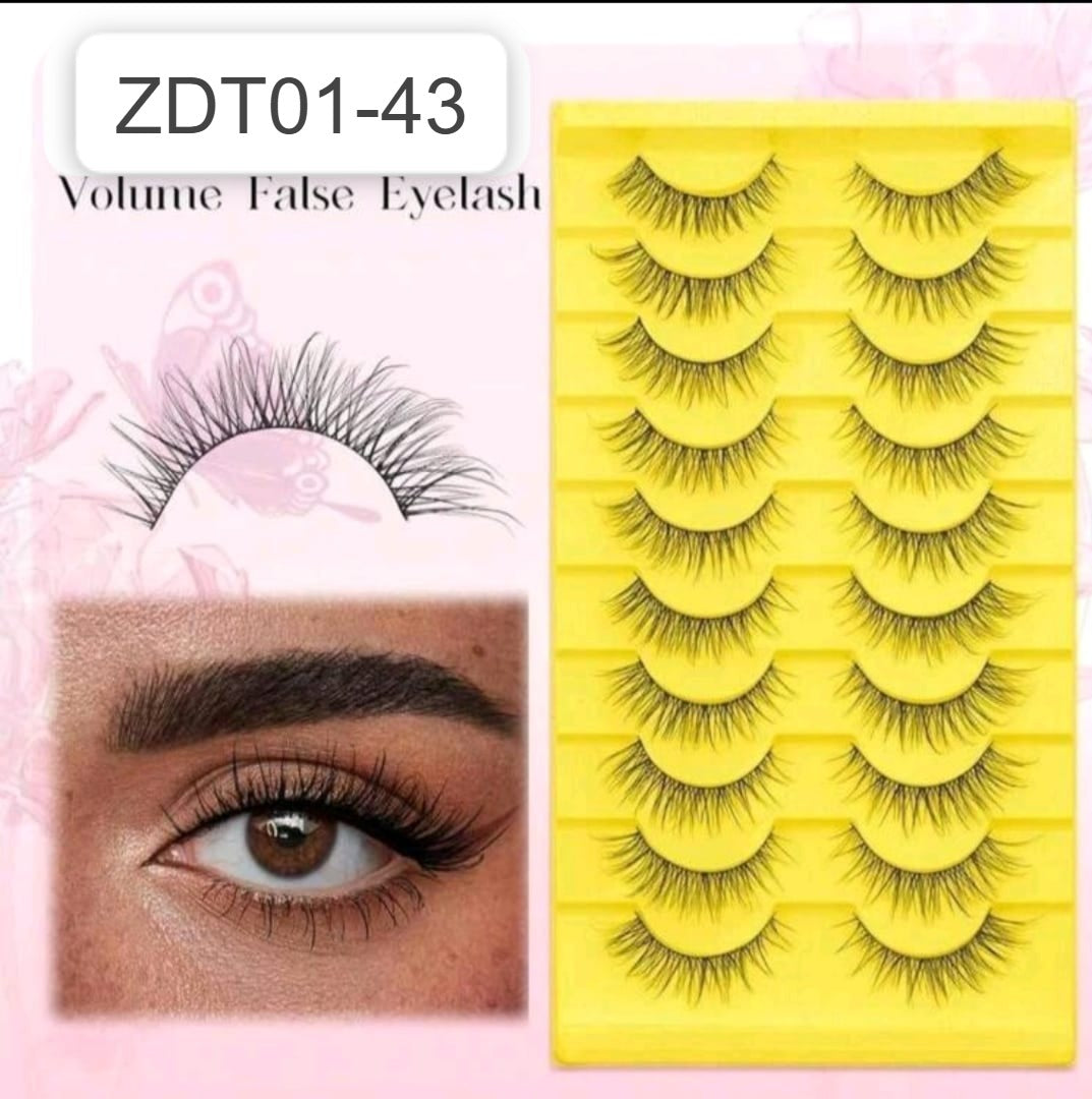 Shein False Eyelashes Natural Look Cat Eye Lashes, Code: ZDT01-43