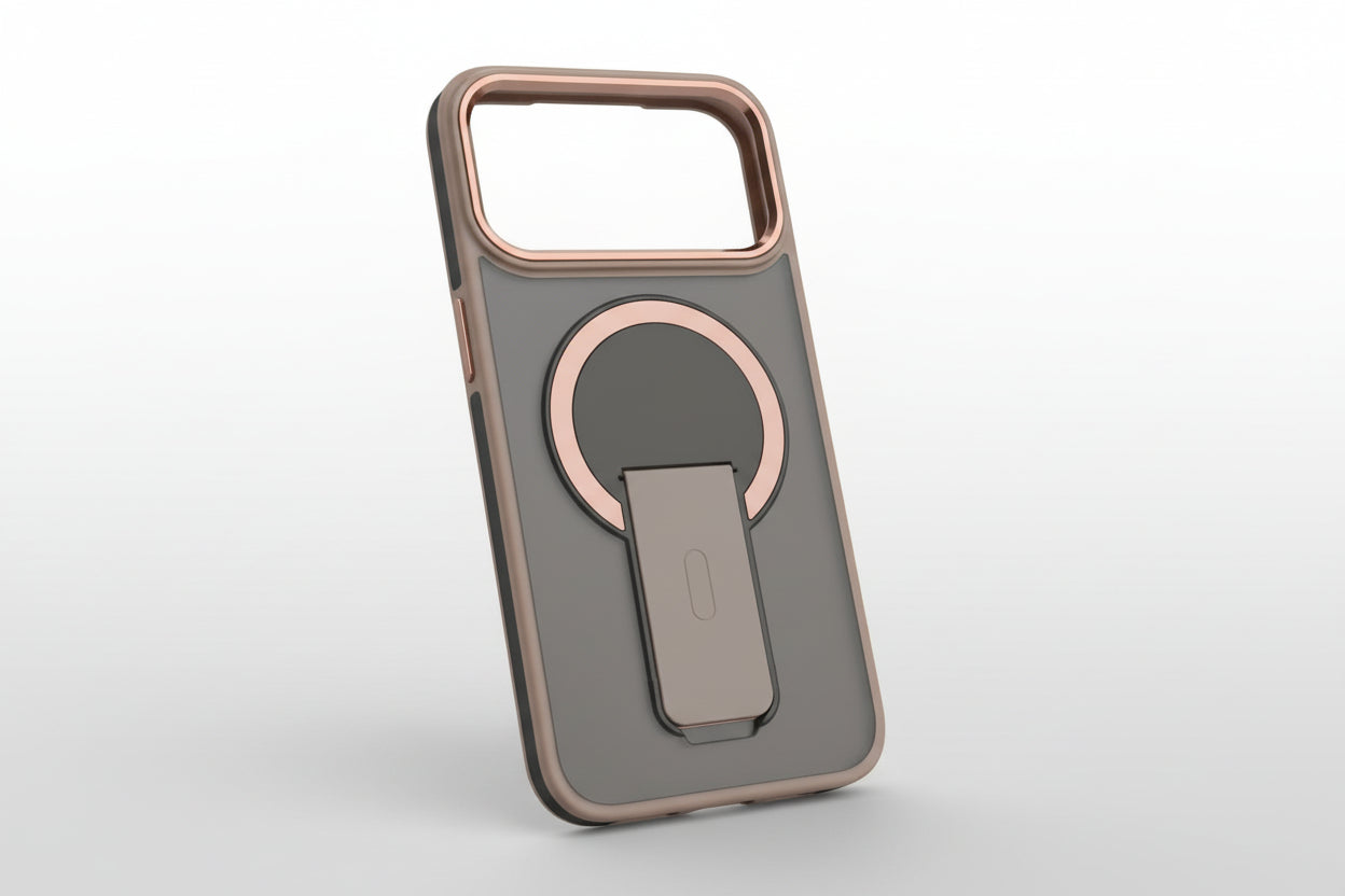 IPhone Premium Icy Frost Magsafe Case With Kick-Stand>