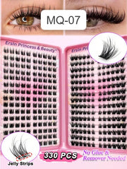 Shein 330pcs Mixed 2 Styles Self-Adhesive Fluffy False Eyelash Clusters Code :MQ-07