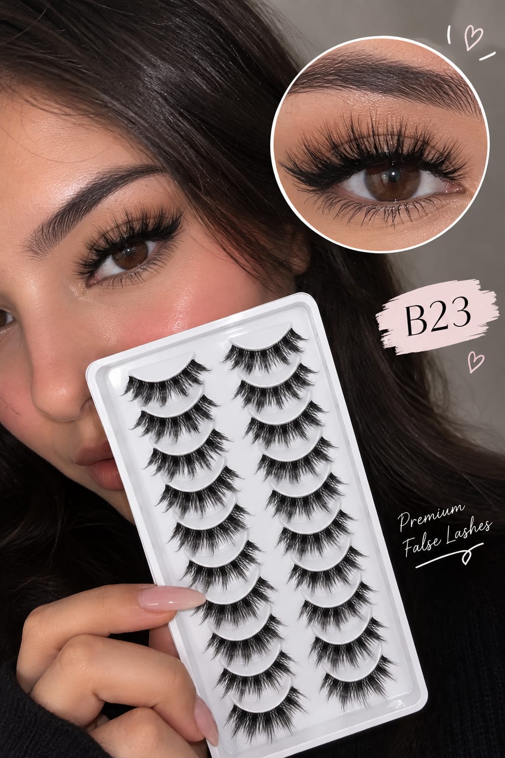 Shein  Premium False Lashes, Code: B23 >