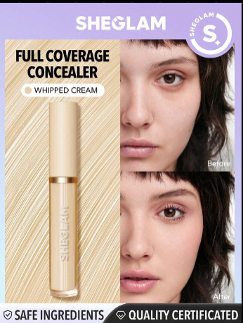 Sheglam Like Magic 12HR Full Coverage Concealer- Whipped Cream -.