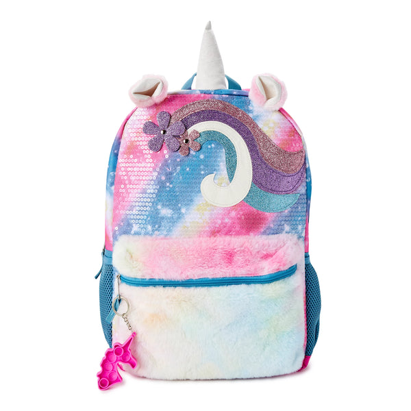 Wonder Nation Girls 17" Laptop Backpack Sparkle Unicorn */