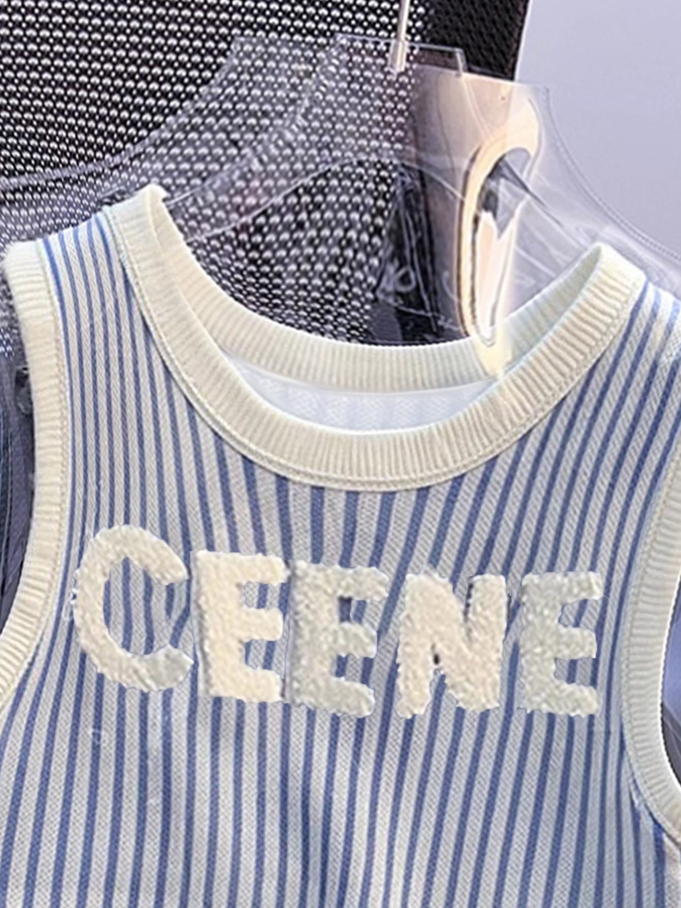 Women's Casual Striped Scoop Neck Sleeveless Tank Top