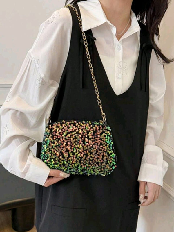 Shein New Sequin Small Shoulder Bag +