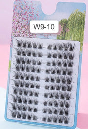 Shein 10 Rows 100 Clusters Fox-Style False Eyelashes, Code: XF-W9-10 +