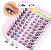 Shein 3D Cat Eye Eyelash Clusters Left Right Individual Lash, Code: SDJ +