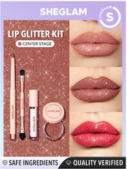 Sheglam Lip Dazzler Glitter Kit - Center Stage -.