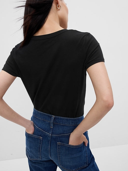 Gap Factory Women's Logo T-Shirt Crewneck Short Sleeve Cotton
