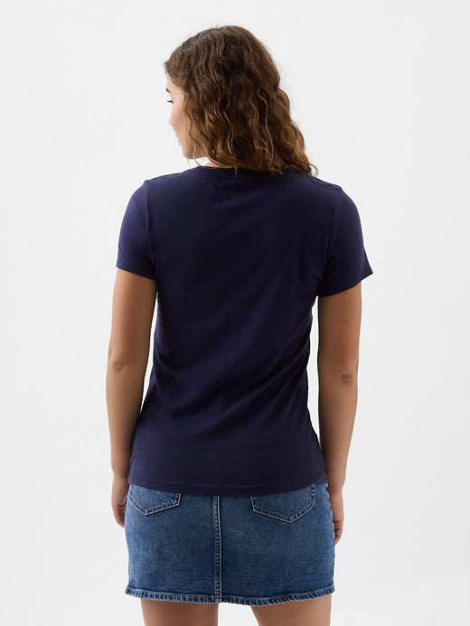 Gap Factory Women's Logo T-Shirt Crewneck Short Sleeve Cotton