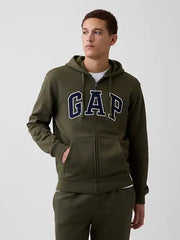 Relaxed Gap Logo Zip Hoodie, XXL +