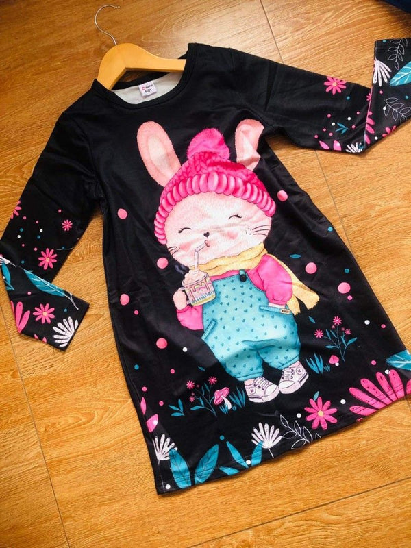 Pat Pat Young Girls' Cute Long Sleeve Dress, 9-10T +