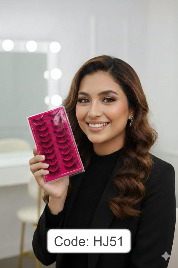 Shein 10 Pairs of Glam Queen Extra Volume Lashes, Code: 10MH-Hj51 +