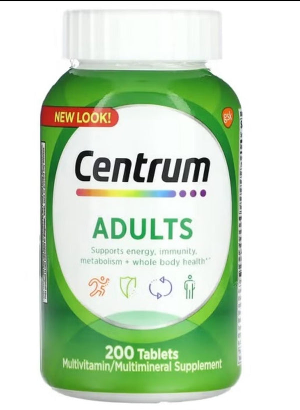Centrum Adults Multivitamin/Multimineral Supplement, 200 tab. +