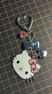 Shein Kitty Pattern Keychain -.