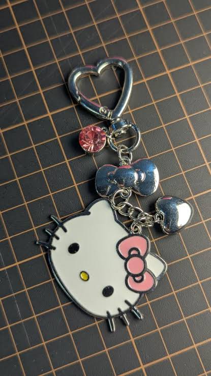 Shein Kitty Pattern Keychain -.