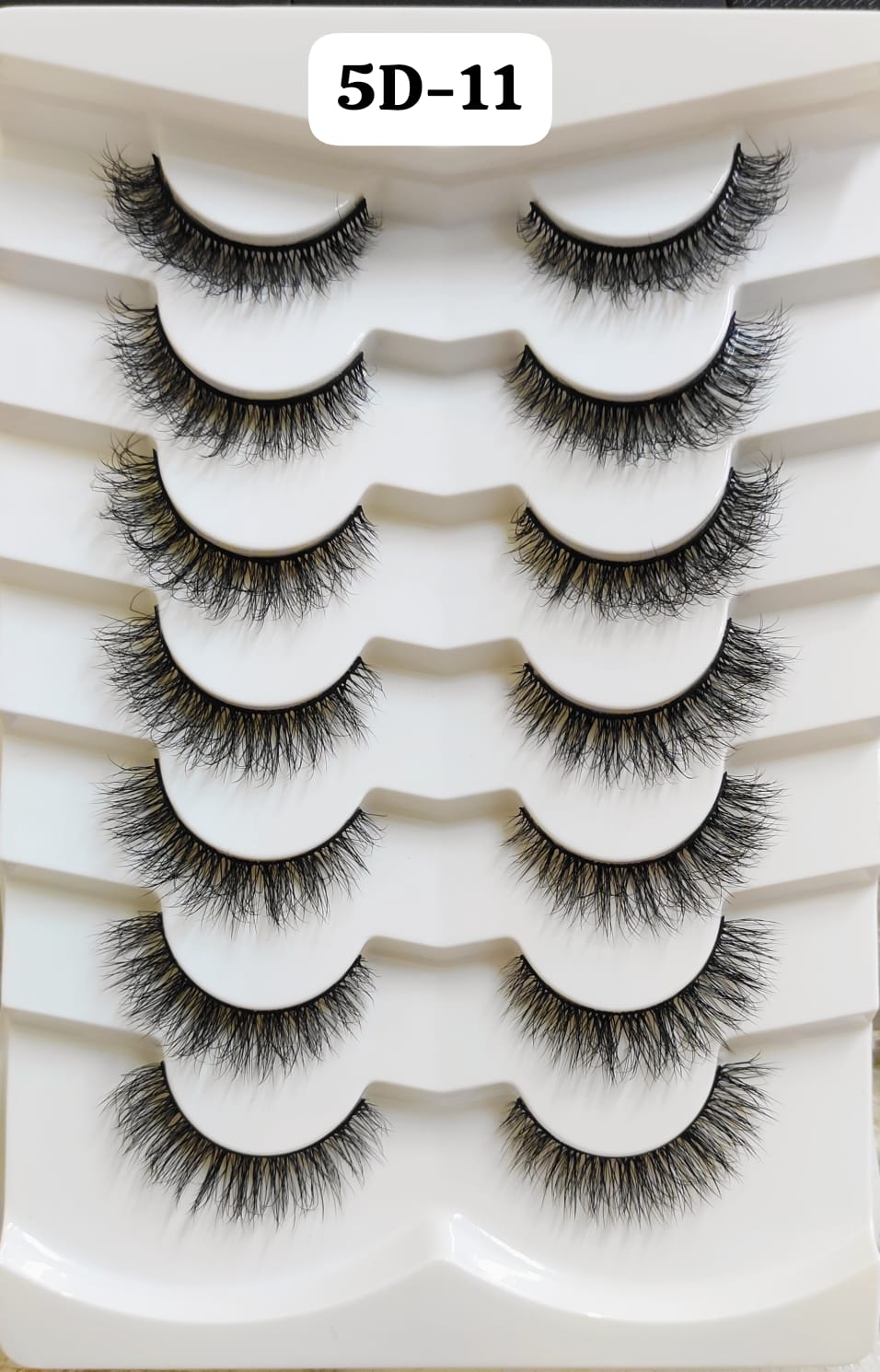 Shein 7pairs Natural Look Cat Eye False Eyelashes, Code: 5D11