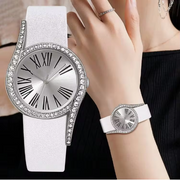 Shein Light Luxury Quartz Wristwatch With Roman Numerals -.