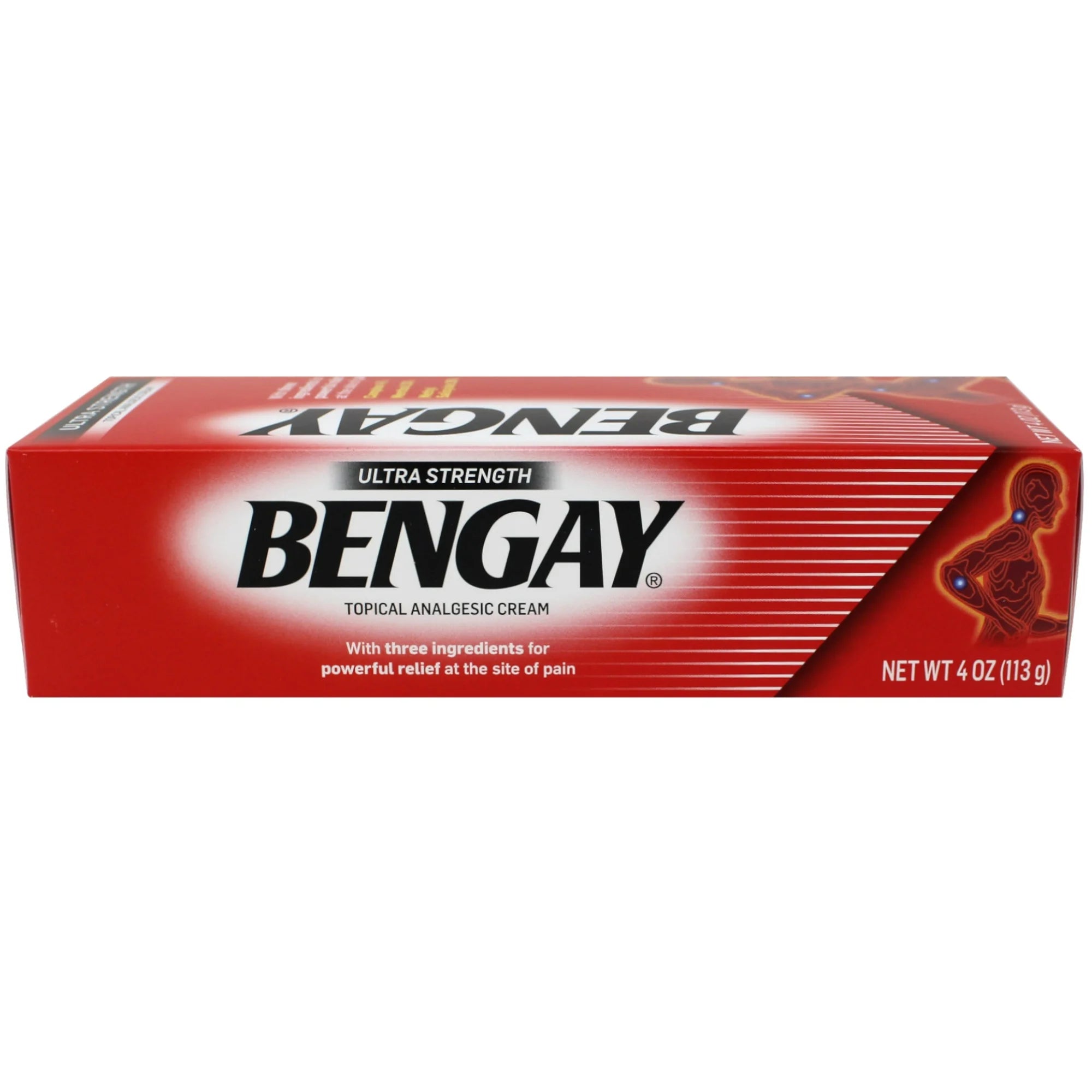Bengay Ultra Strength Topical Antacid Analgesic Pain Relieving Cream, 4oz>