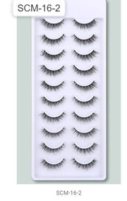 Shein Natural, Wispy & Voluminous Look With a Clear & Soft Lash Band, Code: SCM-16-2 +