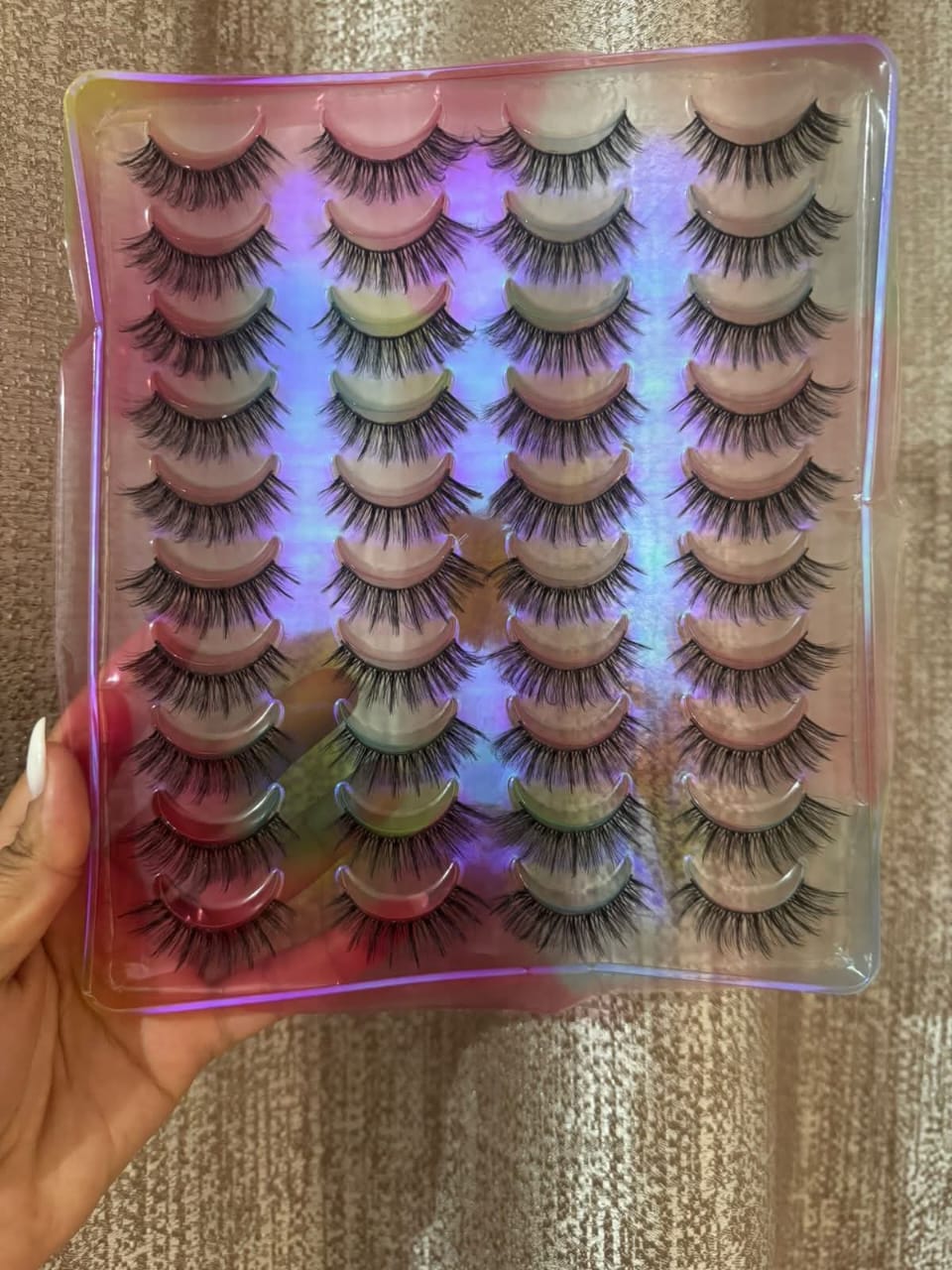 Shein Premium 20-Pair Dramatic & Natural False Lashes Collection, Multi -.