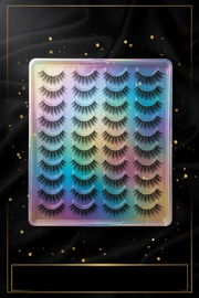 Shein Premium 20-Pair Dramatic & Natural False Lashes Collection, Multi -.