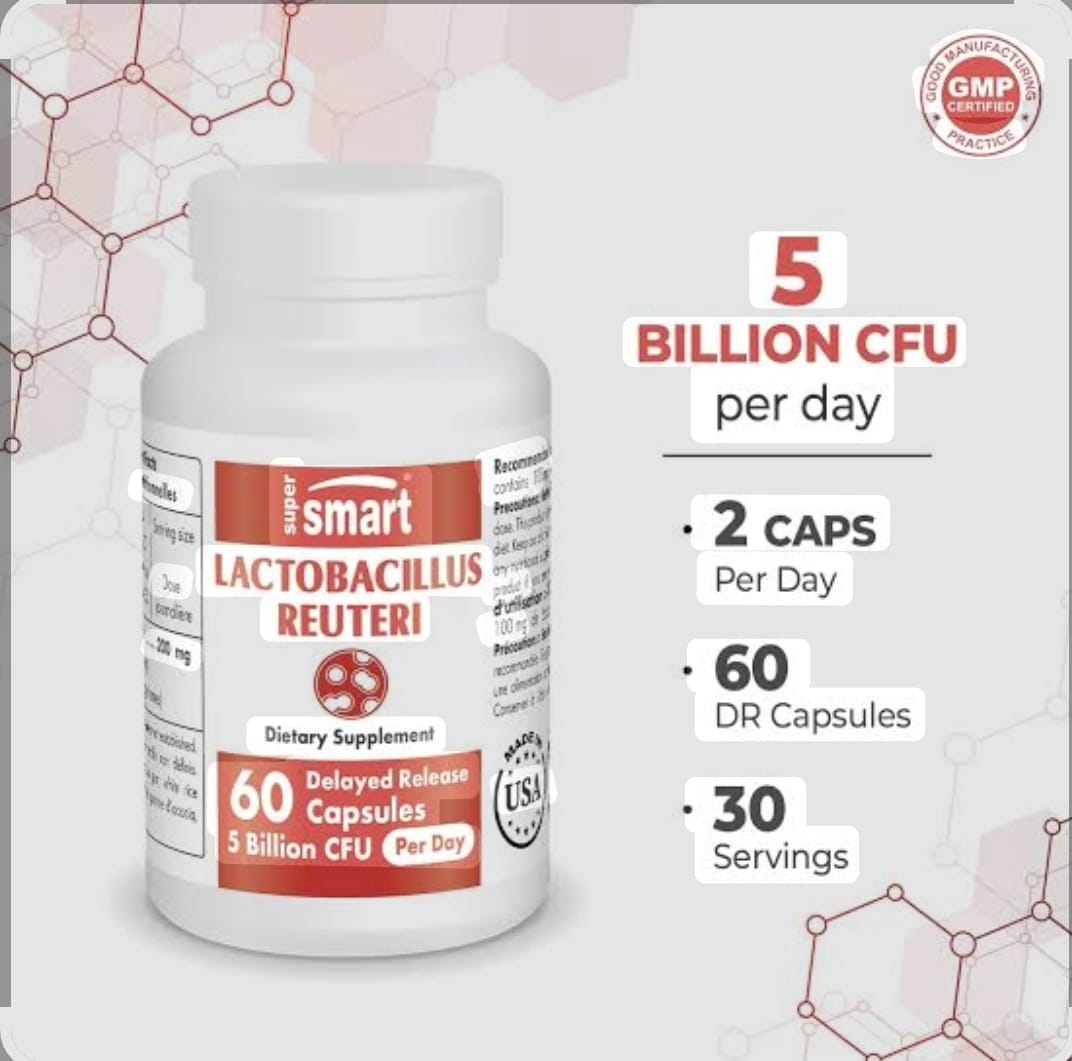 Super Smart Lactobacillus Reuteri, 60 capsules +
