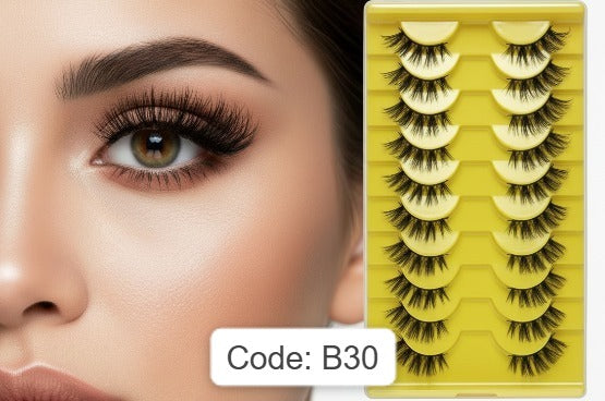 Shein 10-Pairs Ultimate Wispy Volume Lashes Set, Code: B30 +
