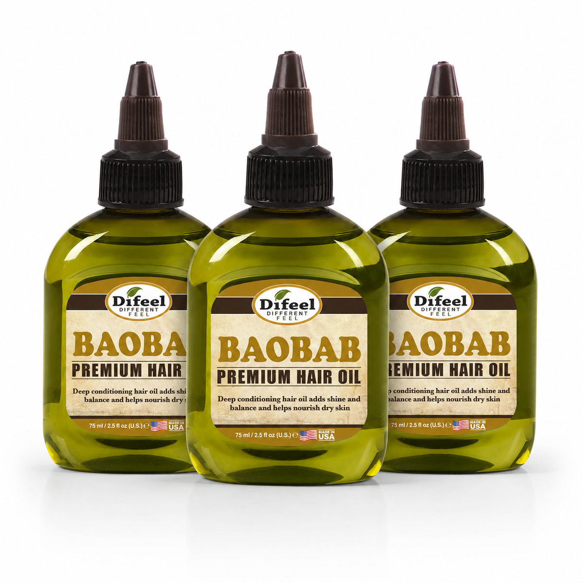 DIFEEL Baobab HAIR OIL 75ML (Pack of 3)