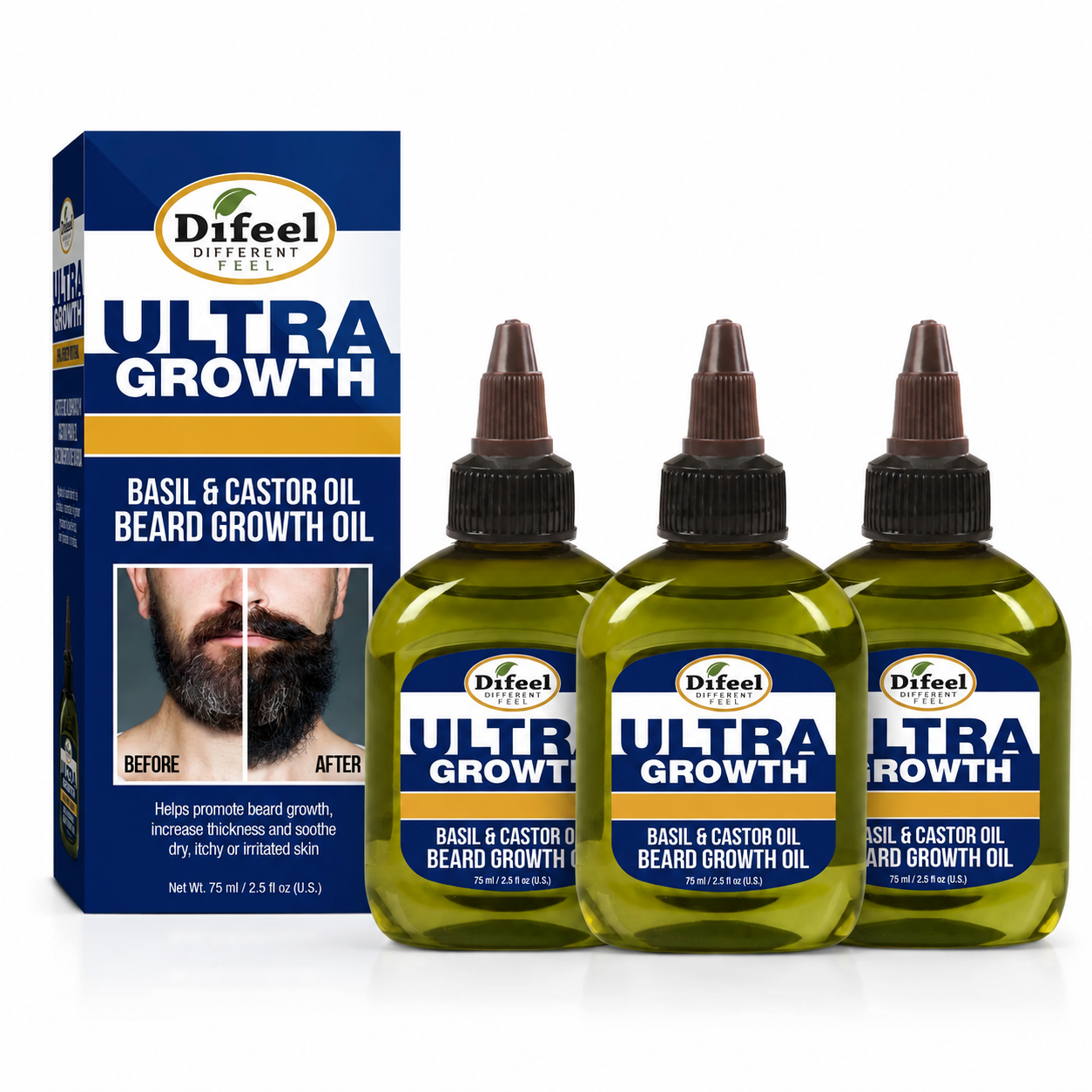 Difeel MENS Ultra Growth Beard Oil 75ML