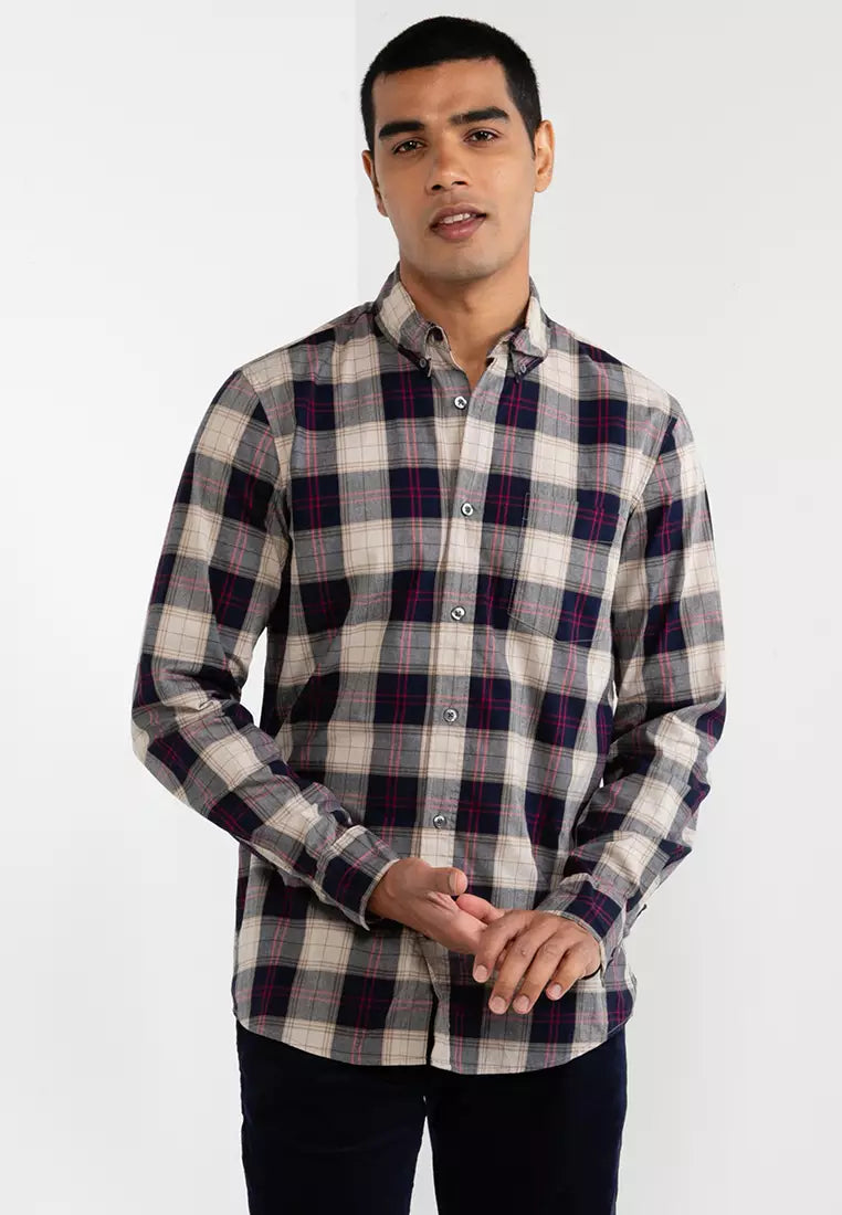 GAP Stretch Poplin Shirt in Slim Fit, XXL +