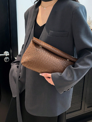 Shein Large Capacity Flap Magnetic Closure Small Square Bag