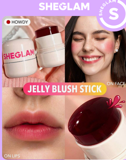 Sheglam Jelly-Licious Hydrating Lip &amp; Blush Tint- Howdy +