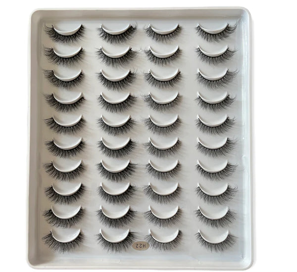 Shein 20 Pairs Lash Set - H22 */