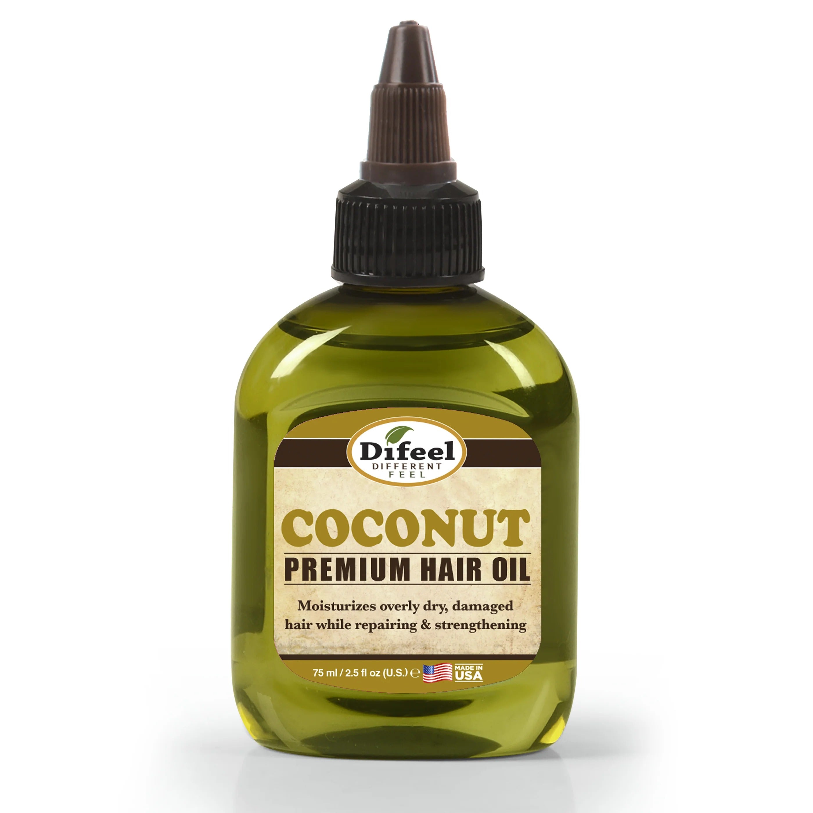 Difeel Premium Natural Hair Oil - Coconut Oil 75ML