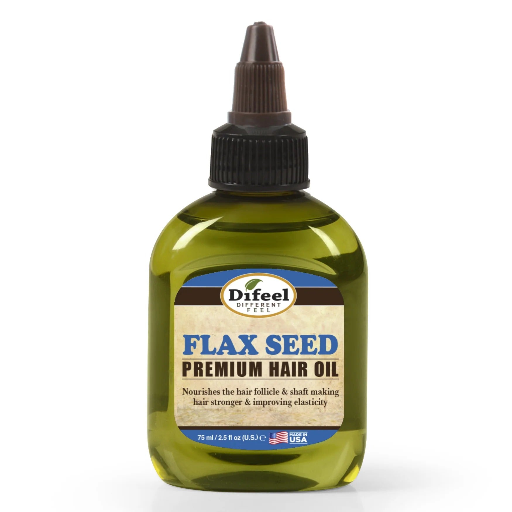 DIFEEL PREMIUM NATURAL HAIR OIL - FLAX SEED HAIR OIL 75ML