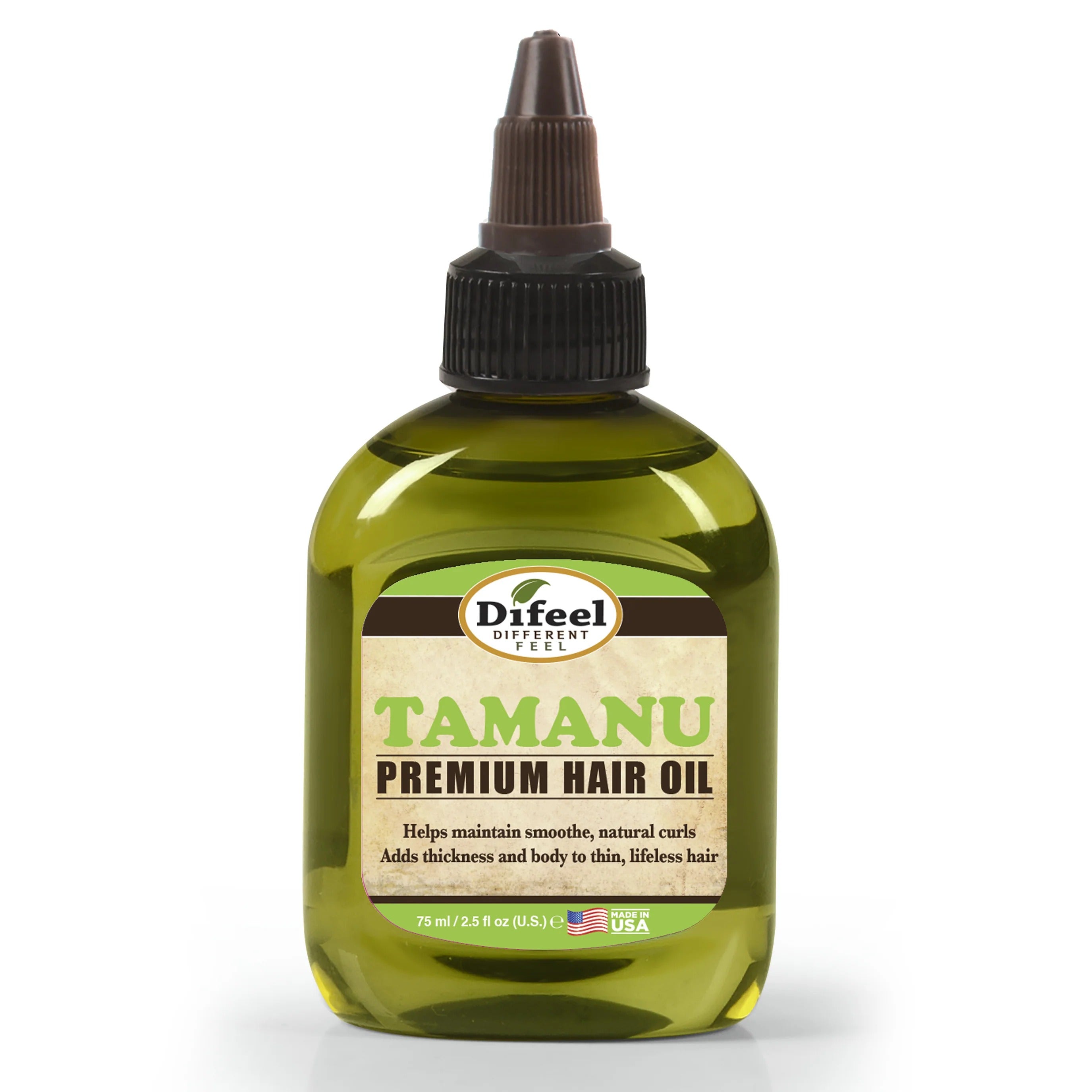 DIFEEL PREMIUM NATURAL HAIR OIL - TAMANU OIL 75ML