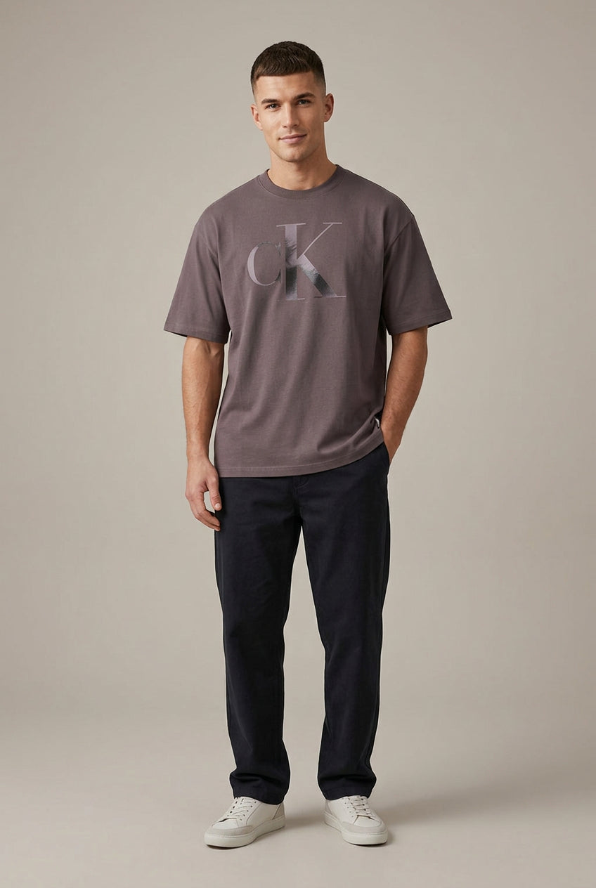 CK. Men's Crew Neck T-Shirt, M