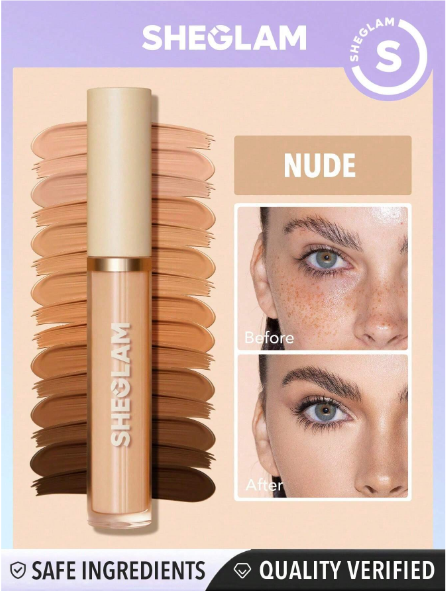 Sheglam Like Magic 12Hr Full Coverage Concealer- Nude +