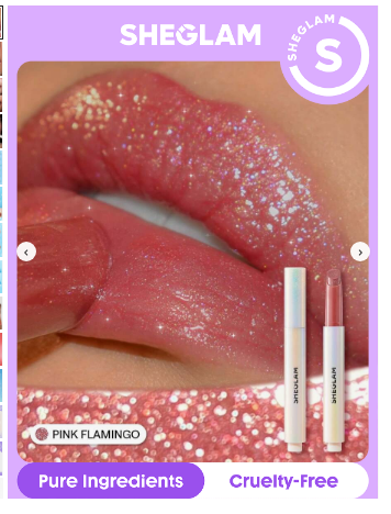 Sgeglam Pout-Perfect Shimmer Lip Plumper- Pink Flamingo +