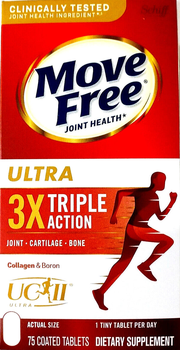 Move Free Ultra 3X Triple Action - 75 Tablets +