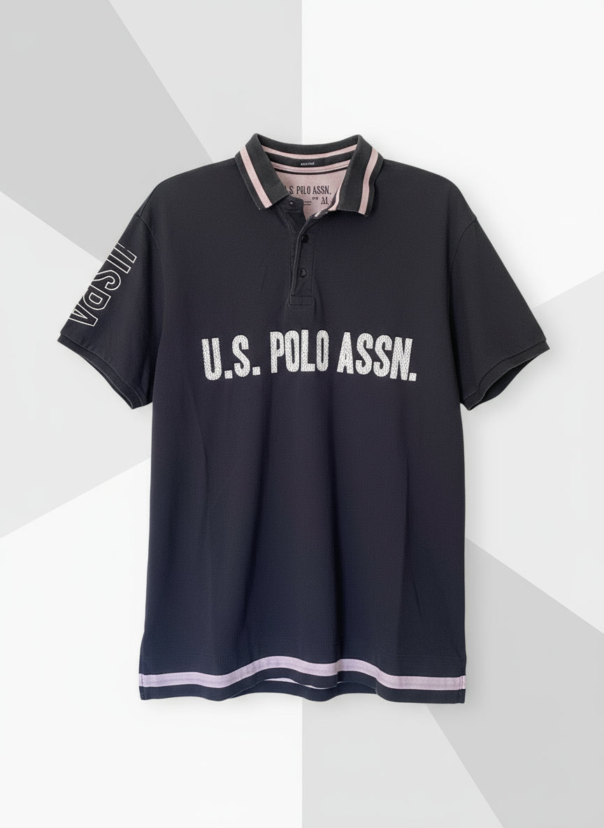 U.S. Polo Stretch Collared Polo Shirt, XXL