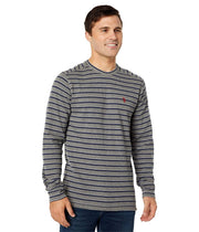 U.S. Polo Yarn Dye Stripe Jersey Long Sleeve T-shirt, XL -.