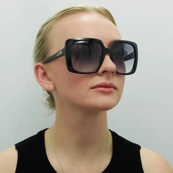 Guess Sunglasses GF6142 01B Black Grey Gradient +