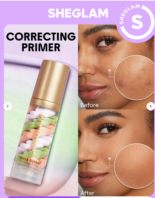 Sheglam Triple Threat Correcting Primer 3 In 1 +